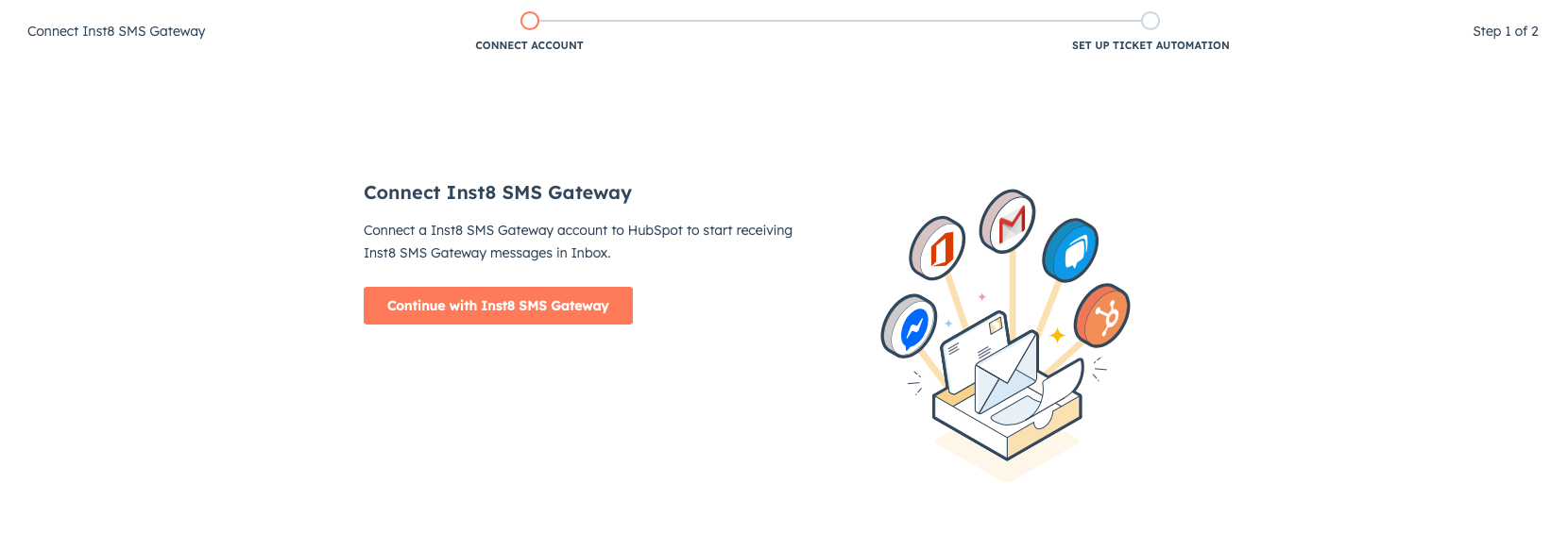 Connect Inbox Step 1